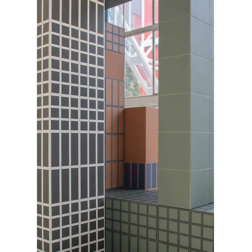 Aelle Carrelage Carrelage Sol Effet Béton<Carrelage sol / mur brique déco mixe mate et brillant effet béton gris 6x30 cm WADI DECOR STONE