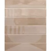Aelle Carrelage Carrelage Sol Effet Béton<Carrelage sol / mur brique déco mixe mate et brillant effet béton taupe 6x30 cm WADI DECOR TAUPE