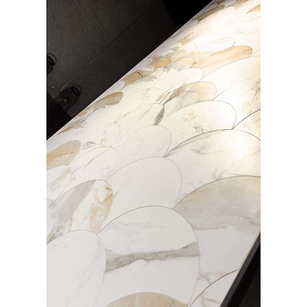 Aelle Carrelage Carrelage sol / mur écaillon poisson effet marbre grand format NIKOI TULUM KIRUNA- Carrelage Sol Effet Marbre|Carrelage Sol Pour Pièce À Vivre