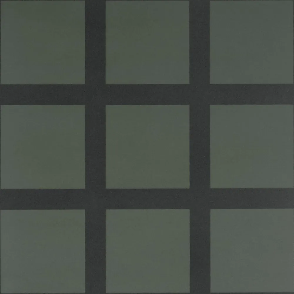 Aelle Carrelage Carrelage Sol Uni<Carrelage sol / mur décor mosaique noir et vert 18,6x18,6 cm OLTRE9 Nero Verde
