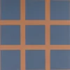 Aelle Carrelage Carrelage Sol Uni|Carrelage Sol Pour Wc<Carrelage sol / mur décor mosaique terracotta et bleu 18,6x18,6 cm OLTRE9 Cotto Blu