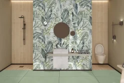 Itaca Carrelage Sol Pour Wc|Carrelage Sol Pour Cuisine<Carrelage sol / mur décoratif floral SYRIA OLIVE l.60 x L.120 cm Mat