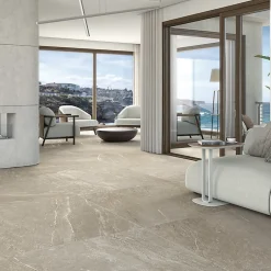 Aelle Carrelage Carrelage Sol Effet Pierre<Carrelage sol / mur effet pierre taupe 60x120 cm BETILO R TAUPE