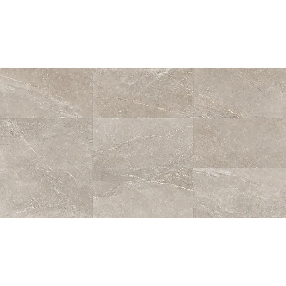 Aelle Carrelage Carrelage Sol Effet Pierre<Carrelage sol / mur effet pierre taupe 60x120 cm BETILO R TAUPE