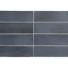Aelle Carrelage Carrelage sol / mur effet zellige bejmat marocain 5X15 cm bleu mate 5X15 cm COCO BLUE NIGHT MATT- Carrelage Sol Pour Wc