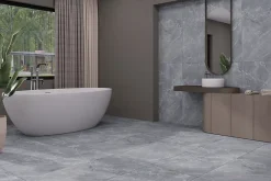 Limcaro Carrelage Sol Effet Marbre|Carrelage Sol Pour Pièce À Vivre<Carrelage sol / mur effet marbre gris NEPTUNE GREY l.60 x L.120 cm Mat