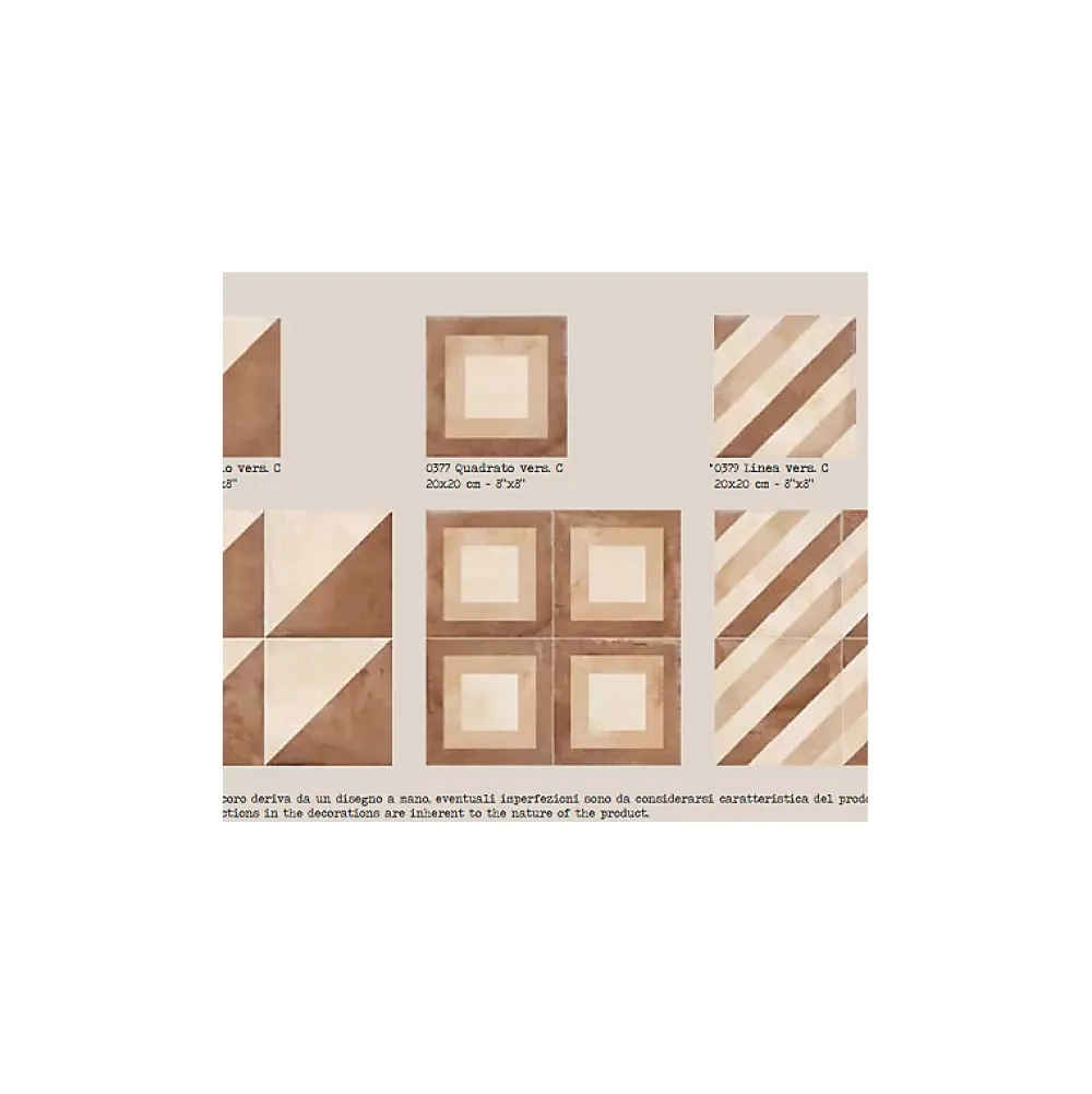 Aelle Carrelage Carrelage Sol Pour Cuisine|Carrelage Sol Effet Carreaux De Ciment<Carrelage sol / mur effet ciment vieilli 20x20 cm TERRA ART GIGLIO S.M