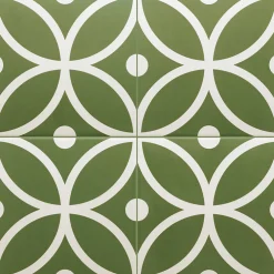 Aelle Carrelage Carrelage sol / mur effet ciment à motif 20x20 cm RIVOLI - BERGEN VERDE- Carrelage Sol Pour Cuisine