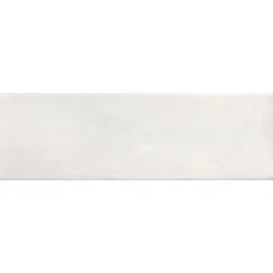 Aelle Carrelage Carrelage sol / mur effet zellige bejmat marocain 5X15 cm blanc mate 5X15 cm COCO WHITE MATT- Carrelage Sol Uni|Carrelage Sol Pour Salle De Bains