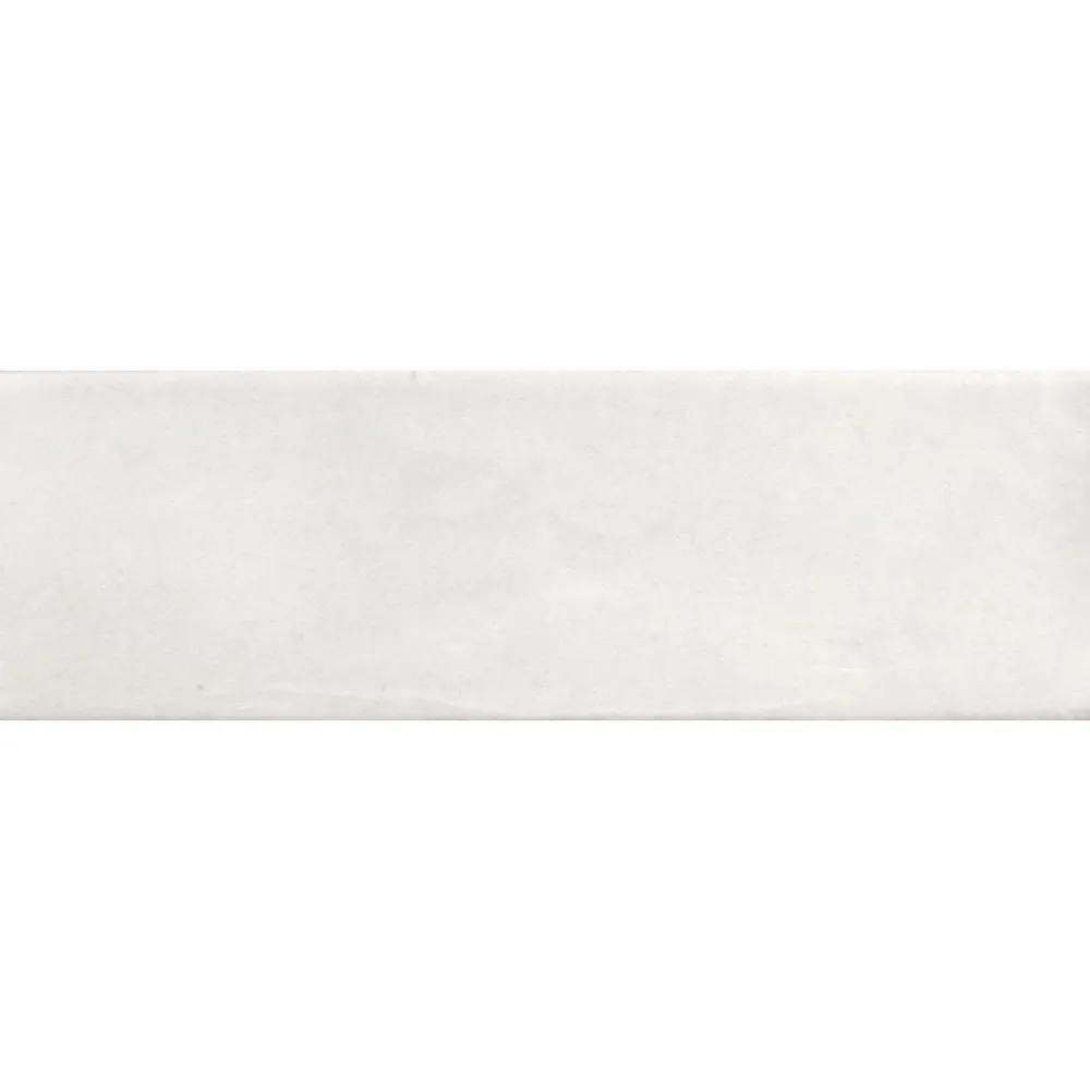 Aelle Carrelage Carrelage sol / mur effet zellige bejmat marocain 5X15 cm blanc mate 5X15 cm COCO WHITE MATT- Carrelage Sol Uni|Carrelage Sol Pour Salle De Bains