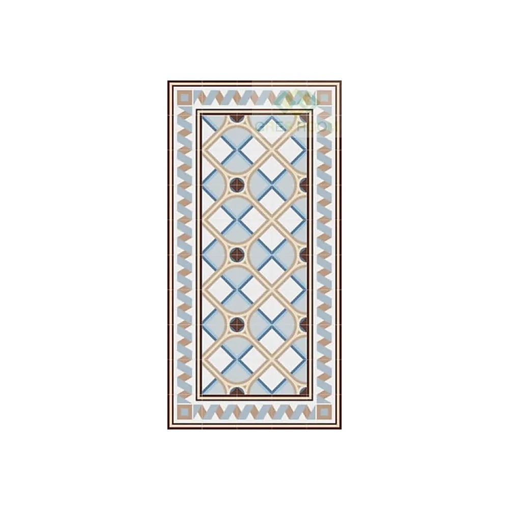 Aelle Carrelage Carrelage sol / mur effet ciment 20x20 cm 1900 MONTANER- Carrelage Sol Effet Carreaux De Ciment