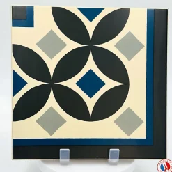 Aelle Carrelage Carrelage sol / mur effet ciment motif cube 20x20 cm 1900 GÜELL 3 ANGLE- Carrelage Sol Pour Cuisine|Carrelage Sol Effet Carreaux De Ciment