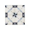 Aelle Carrelage Carrelage sol / mur effet ciment motif bleu 20x20 cm ART NOUVEAU ARCADE BLUE- Carrelage Sol Effet Carreaux De Ciment
