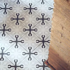 Aelle Carrelage Carrelage Sol Effet Carreaux De Ciment<Carrelage sol / mur effet ciment 20x20 cm 1900 LLAGOSTERA GRIS