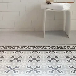 Aelle Carrelage Carrelage Sol Effet Carreaux De Ciment<Carrelage sol / mur effet ciment 20x20 cm 1900 LLAGOSTERA GRIS