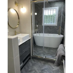 Aelle Carrelage Carrelage Sol Pour Wc<carrelage sol / mur effet zellige bejmat noir 6x24,6 cm mate ARGILE DARK