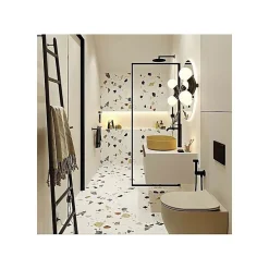Aelle Carrelage Carrelage Sol Effet Terrazzo<Carrelage sol / mur effet terrazzzo coloré 60x60 cm STRACCIATELLA NACAR