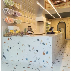 Aelle Carrelage Carrelage Sol Effet Terrazzo<Carrelage sol / mur effet terrazzzo coloré 60x60 cm STRACCIATELLA NACAR