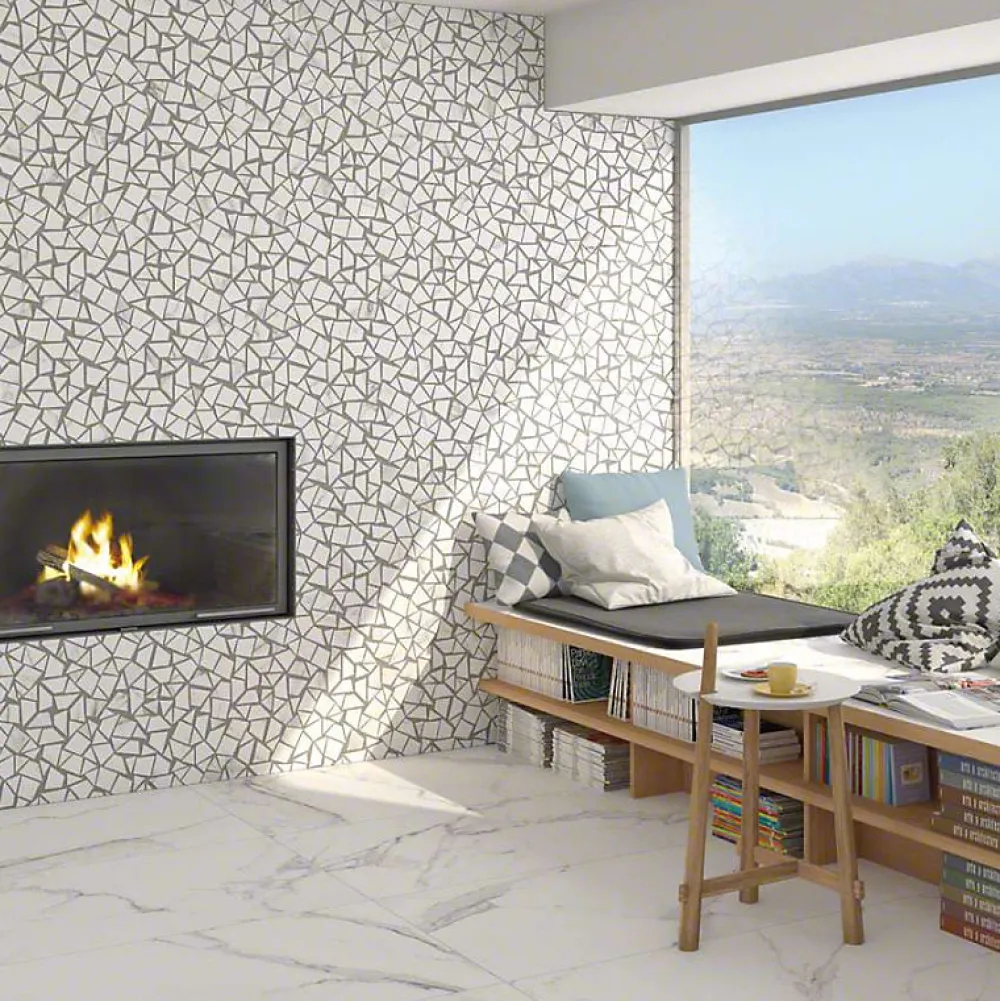 Aelle Carrelage Carrelage Sol Effet Marbre<Carrelage sol / mur effet marbre blanc 60x120 cm DONEY BLANCO