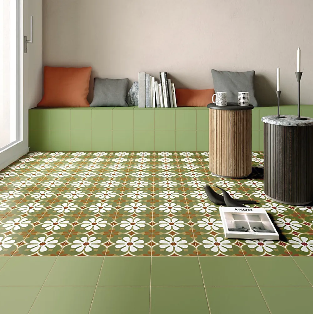 Aelle Carrelage Carrelage Sol Effet Carreaux De Ciment|Carrelage Sol Pour Cuisine<Carrelage sol / mur effet ciment à motif 20x20 cm RIVOLI - PARIS