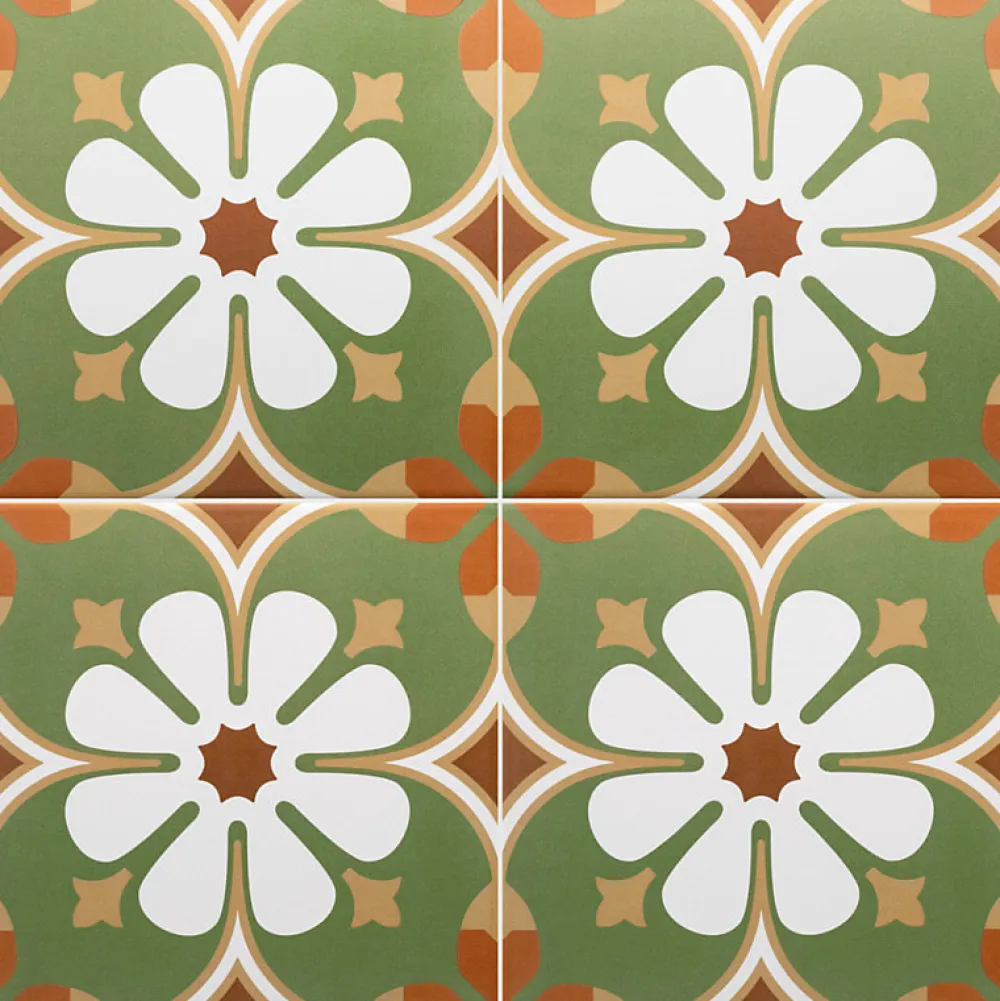 Aelle Carrelage Carrelage Sol Effet Carreaux De Ciment|Carrelage Sol Pour Cuisine<Carrelage sol / mur effet ciment à motif 20x20 cm RIVOLI - PARIS