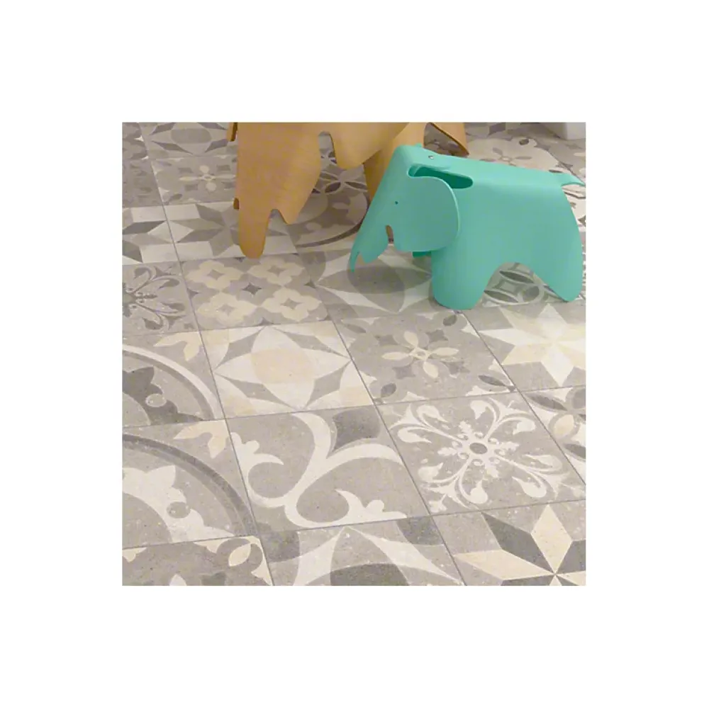 Aelle Carrelage Carrelage sol / mur effet ciment 20x20 cm BERKANE MULTICOLOR NASSAU PATCHWORK- Carrelage Sol Effet Carreaux De Ciment