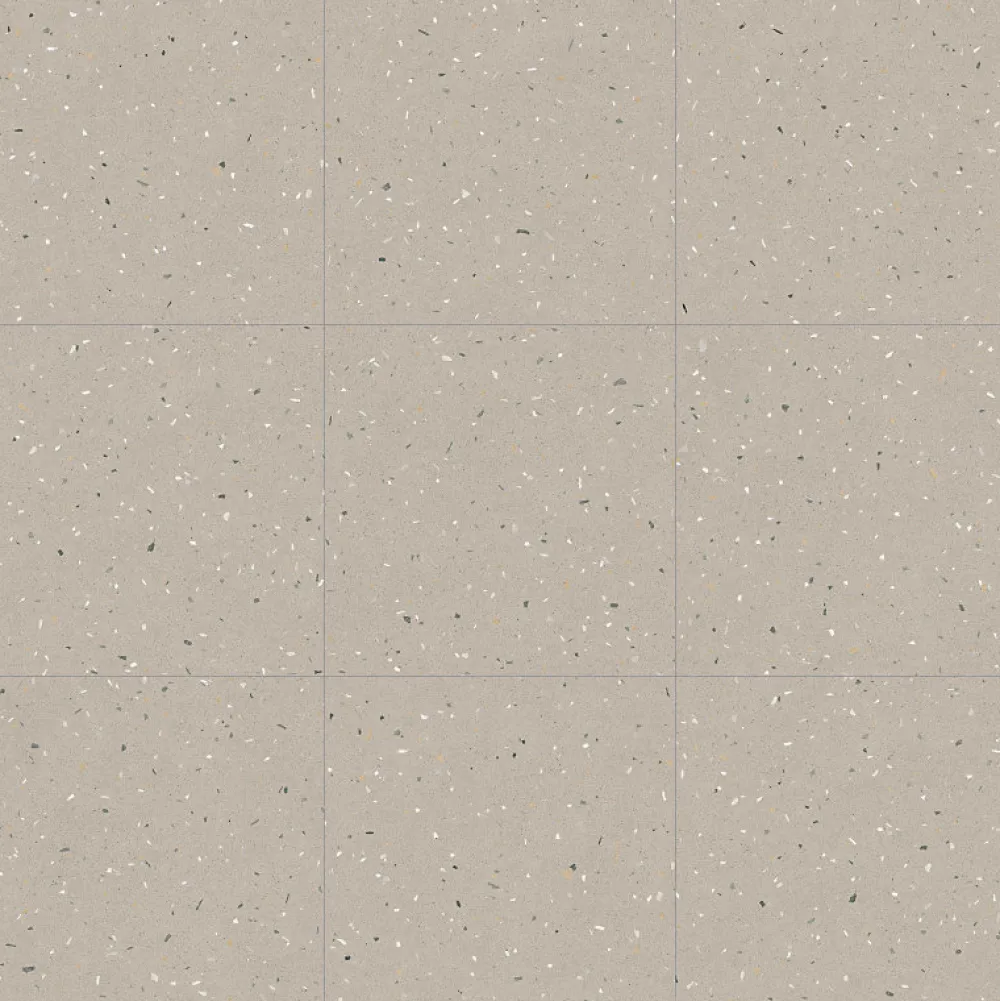 Eiffel art construction Carrelage Sol Effet Terrazzo<Carrelage sol / mur effet terrazzo 80x80 cm Croccante-R Sesamo(vendu par boite de 1.28m2)