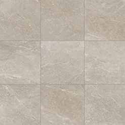 Aelle Carrelage Carrelage sol / mur effet pierre taupe 120x120 cm BETILO R TAUPE- Carrelage Sol Effet Pierre