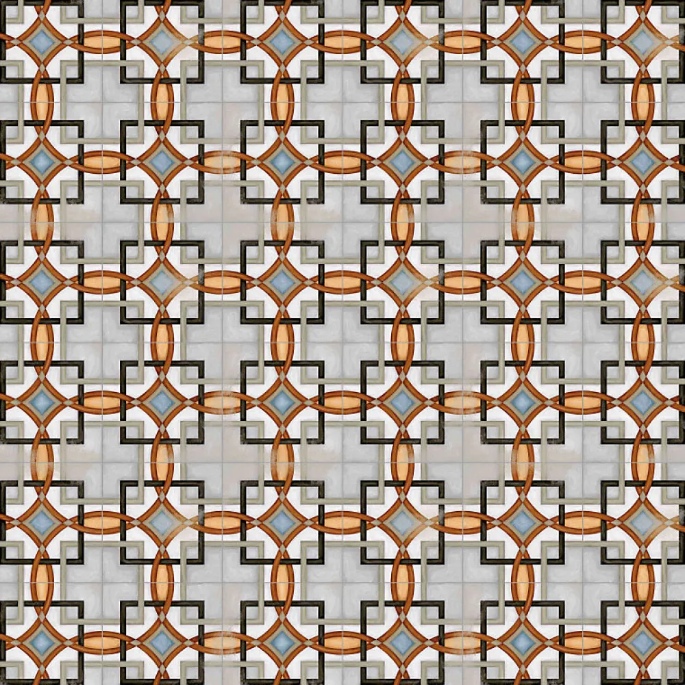 Aelle Carrelage Carrelage Sol Effet Carreaux De Ciment<Carrelage sol / mur effet ciment 20x20 cm VODEVIL MOTIF FORNOS