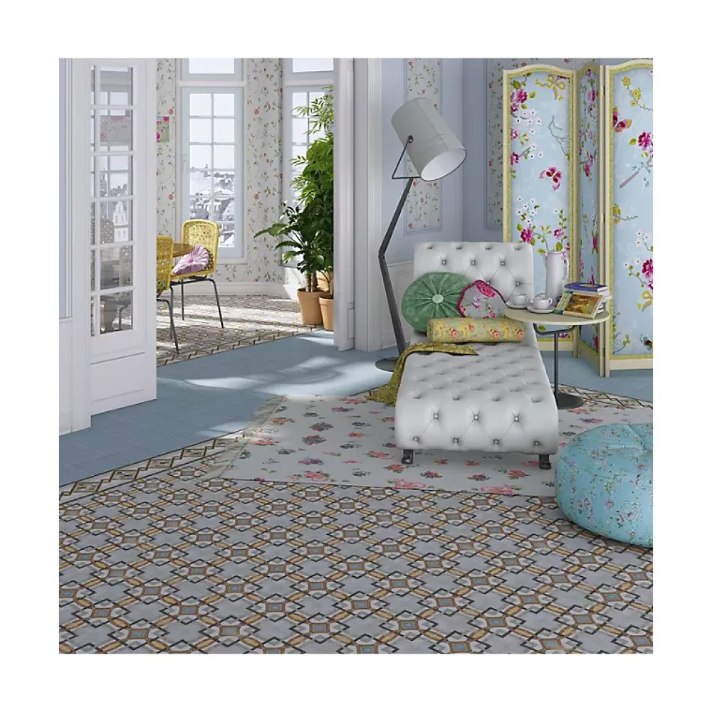 Aelle Carrelage Carrelage Sol Effet Carreaux De Ciment<Carrelage sol / mur effet ciment 20x20 cm VODEVIL MOTIF FORNOS