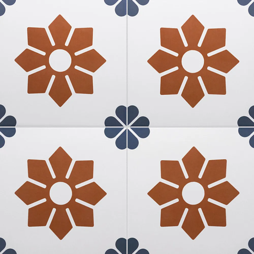 Aelle Carrelage Carrelage Sol Effet Carreaux De Ciment<Carrelage sol / mur effet ciment à motif 20x20 cm RIVOLI - FIORE