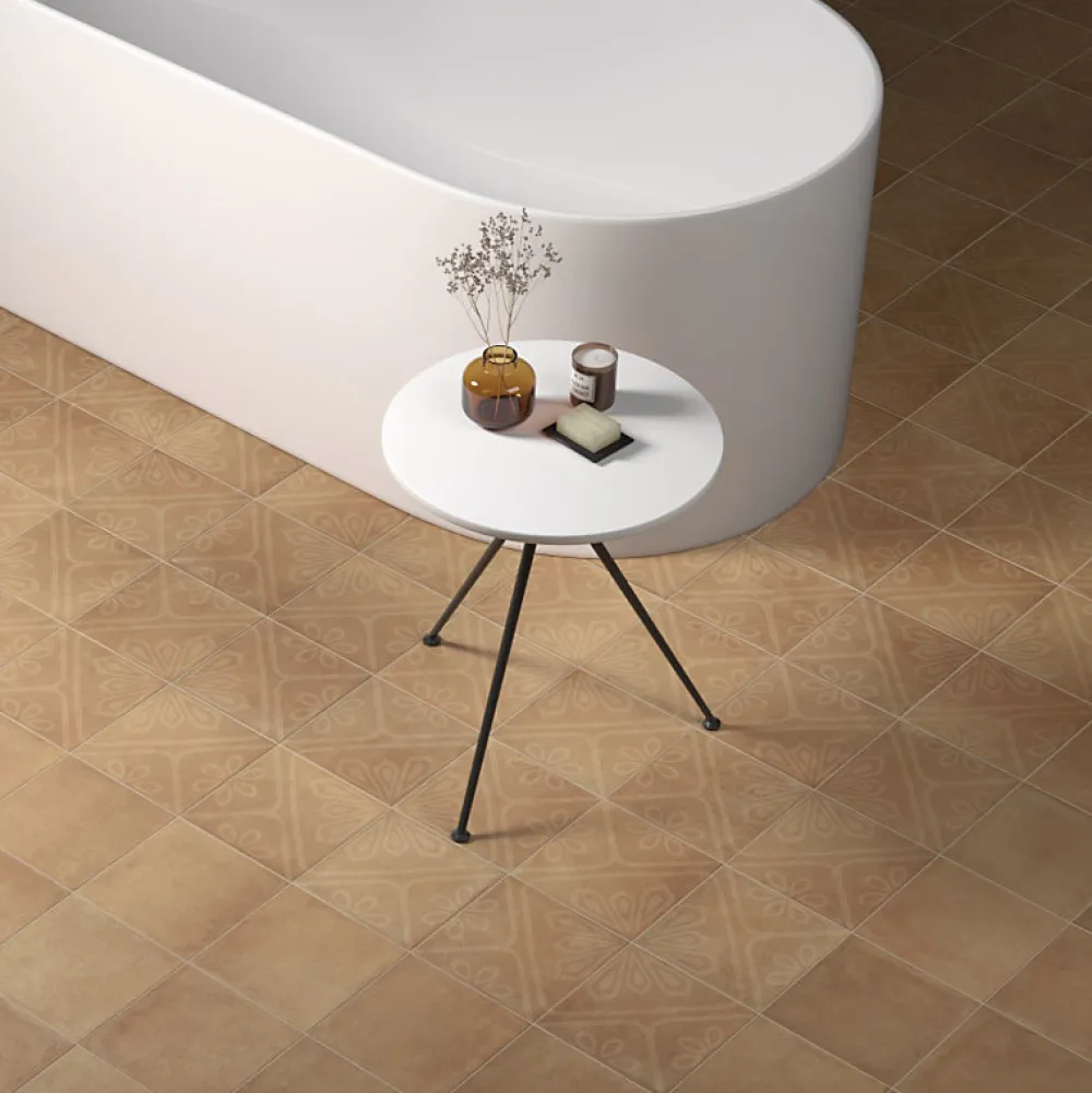 Aelle Carrelage Carrelage Sol Pour Cuisine<Carrelage sol / mur effet ciment 20x20 cm terracotta - ARES DECOR COTTO