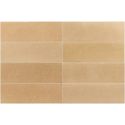 Aelle Carrelage Carrelage sol / mur effet zellige bejmat marocain 5X15 cm beige mate FANGO NATURAL- Carrelage Sol Uni