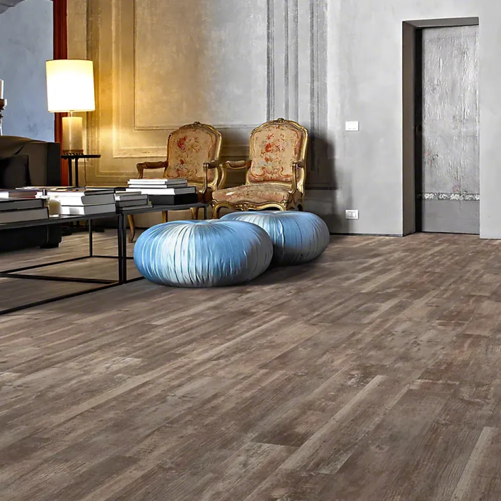 Aelle Carrelage Carrelage Sol Effet Bois<Carrelage sol / mur effet bois vieilli marron 14,4 x 89,3 cm FARO R TIERRA