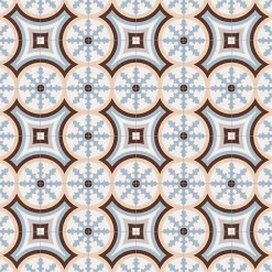 Aelle Carrelage Carrelage sol / mur effet ciment 20x20 cm 1900 BELTRI- Carrelage Sol Effet Carreaux De Ciment
