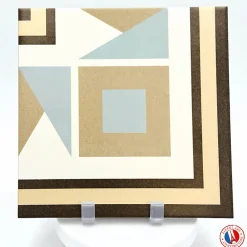 Aelle Carrelage Carrelage sol / mur effet ciment 20x20 cm 1900 FLORENTINA 3 CORNER 20 x 20 cm Carrelage aspect carreaux de ciment- Carrelage Sol Effet Carreaux De Ciment