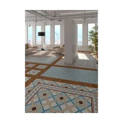 Aelle Carrelage Carrelage sol / mur effet ciment 20x20 cm 1900 FLORENTINA 3 CORNER 20 x 20 cm Carrelage aspect carreaux de ciment- Carrelage Sol Effet Carreaux De Ciment
