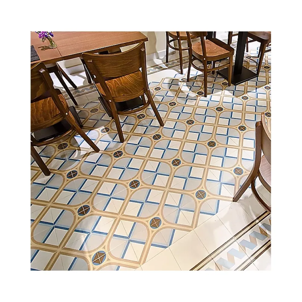 Aelle Carrelage Carrelage sol / mur effet ciment 20x20 cm 1900 FLORENTINA 3 CORNER 20 x 20 cm Carrelage aspect carreaux de ciment- Carrelage Sol Effet Carreaux De Ciment