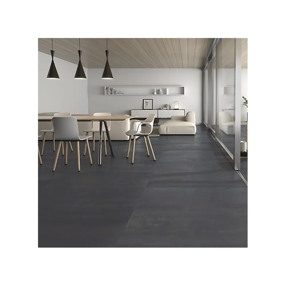 Aelle Carrelage Carrelage Sol Effet Métal<Carrelage sol / mur effet métal anthracite 60x120 cm IONIC STEEL