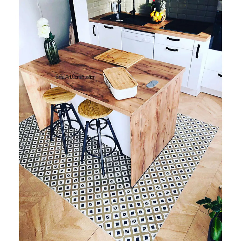 Eiffel art construction Carrelage sol / mur effet bois design chevron 60x120 cm ARTWOOD CHEVRON NATURAL(vendu par boite de 1.44m2)- Carrelage Sol Effet Bois|Carrelage Sol Pour Pièce À Vivre