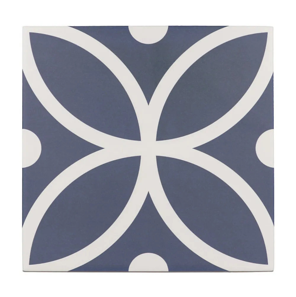 Aelle Carrelage Carrelage Sol Effet Carreaux De Ciment<Carrelage sol / mur effet ciment à motif 20x20 cm RIVOLI - BERGEN AZUL