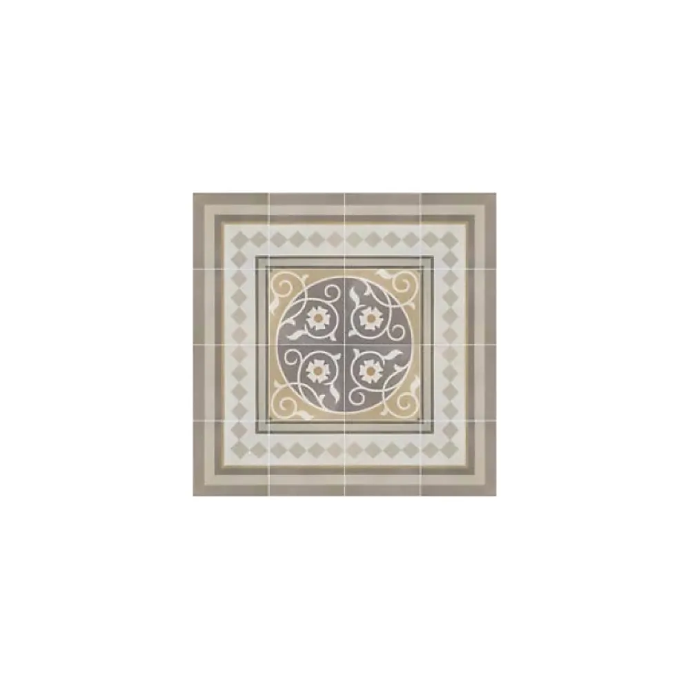Aelle Carrelage Carrelage Sol Effet Carreaux De Ciment|Carrelage Sol Pour Cuisine<Carrelage sol / mur effet ciment beige 20x20 cm - CAPRICE LOIRE ANGLE