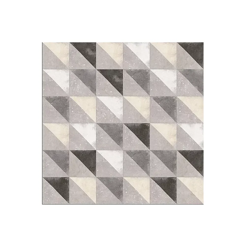 Aelle Carrelage Carrelage sol / mur effet ciment 20x20 cm NASSAU TIROL GRIS NASSAU PATCHWORK- Carrelage Sol Uni
