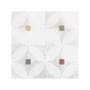 Eiffel art construction Carrelage sol / mur effet terrazzzo coloré à motif 20x20 cm STRACCIATELLA ZELTEN(vendu par boite 1m2)- Carrelage Sol Effet Terrazzo