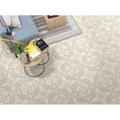 Aelle Carrelage Carrelage sol / mur effet ciment 20x20 cm SVENSKA TULPAN- Carrelage Sol Effet Carreaux De Ciment