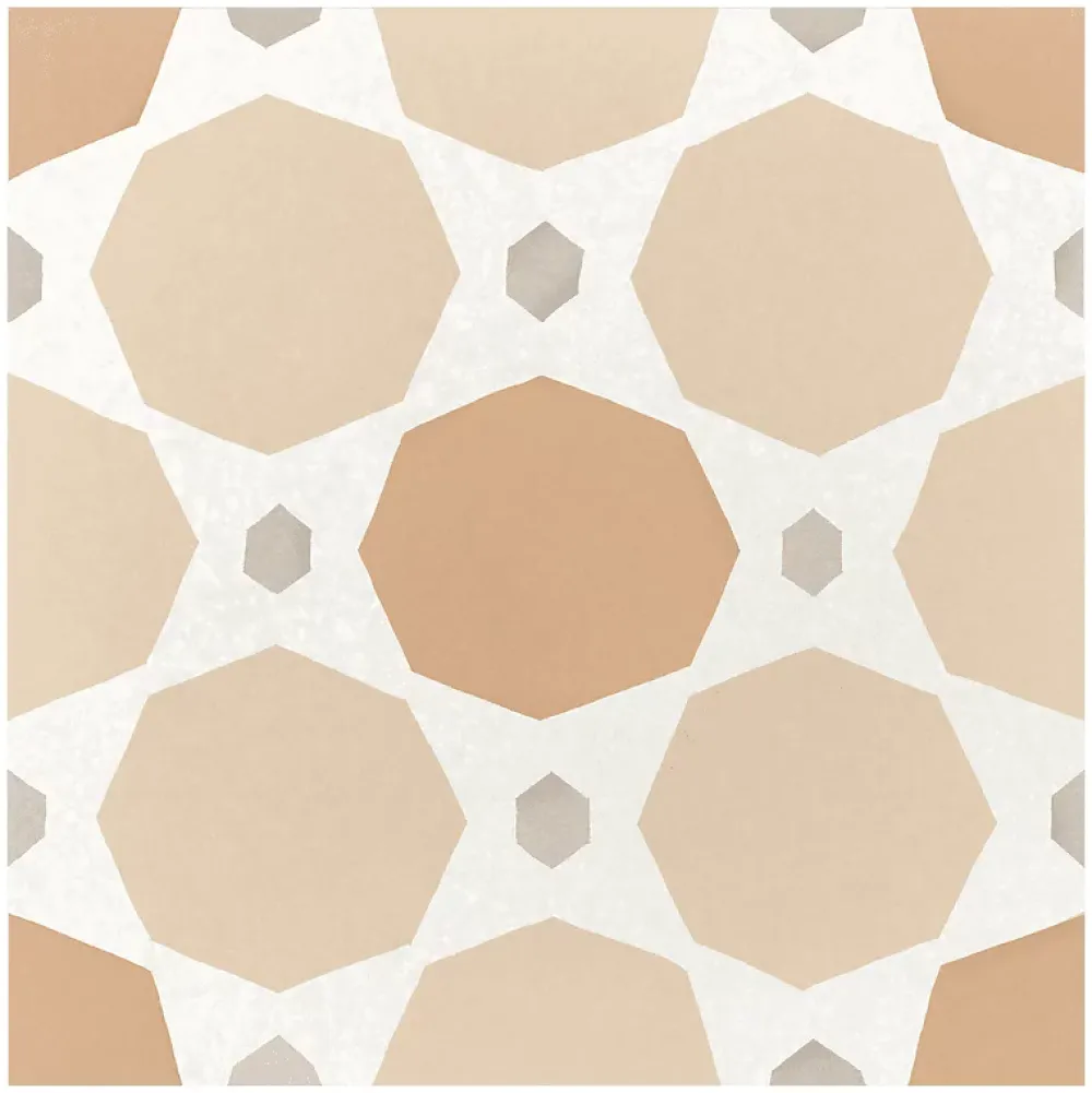 Eiffel art construction Carrelage sol / mur effet ciment 20x20 cm CAPRICE DECO TOPAZ PASTEL (vendu par boite de 1m2)- Carrelage Sol Pour Cuisine|Carrelage Sol Effet Carreaux De Ciment
