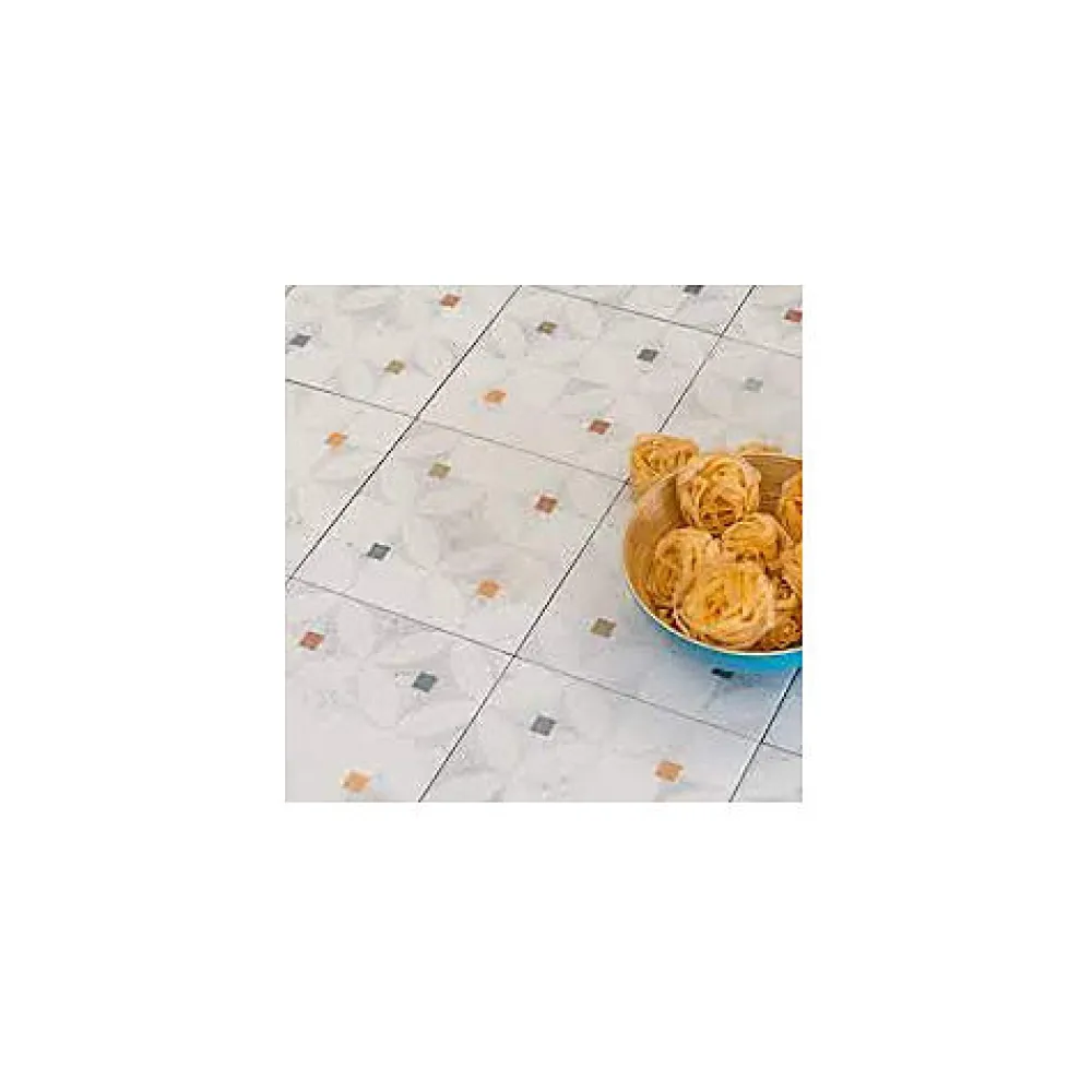 Aelle Carrelage Carrelage sol / mur effet ciment motif étoile 30x30 cm FARNESE AMALFI HUMO- Carrelage Sol Effet Pierre