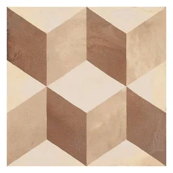 Eiffel art construction Carrelage sol / mur effet ciment 20x20 cm TERRA MIX PATCHWORK- Carrelage Sol Effet Carreaux De Ciment
