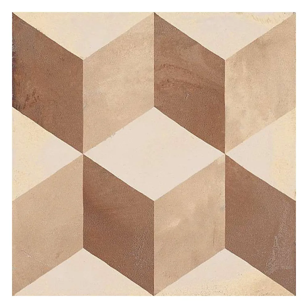 Eiffel art construction Carrelage sol / mur effet ciment 20x20 cm TERRA MIX PATCHWORK- Carrelage Sol Effet Carreaux De Ciment