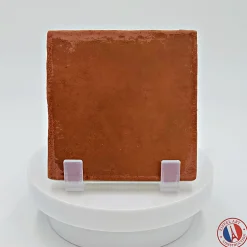 Aelle Carrelage carrelage sol / mur effet zellige bejmat terracotta terre cuite 10x10 cm mate ARGILE COTTO- Carrelage Sol Pour Wc|Carrelage Sol Uni